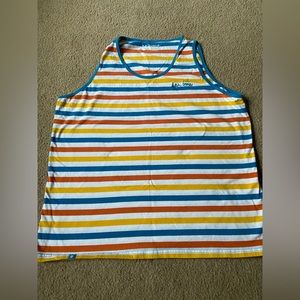 Dutch Bros. Striped tank
